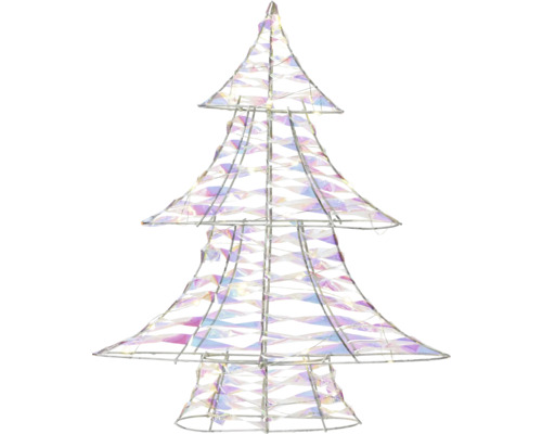 Dekorativer Weihnachtsbaum aus Draht und Kunststoff für den Innenbereich