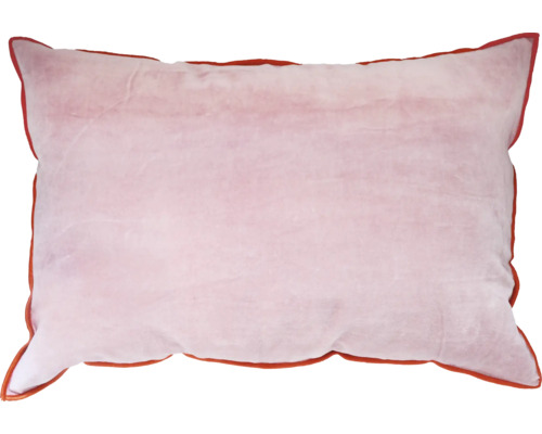 Coussin Evi rose 40x60 cm