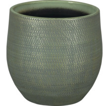 Pot de fleurs avec motif structuré