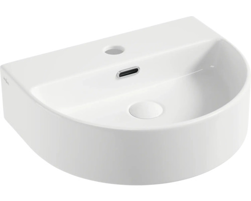 Lave-mains Lavabo à poser Jungborn ONE 45 x 37,5 cm blanc brillant