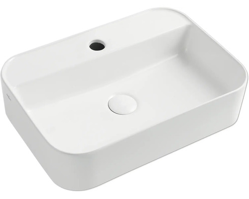 Lavabo à poser Jungborn THREE 50 x 35 cm blanc brillant