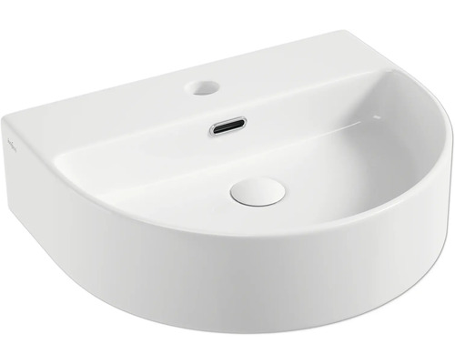 Lavabo standard Lavabo à poser Jungborn ONE 50 x 42,5 cm blanc brillant