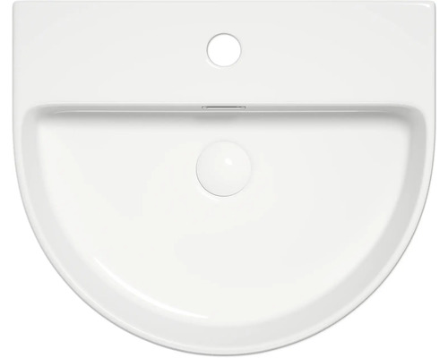 Lavabo en céramique vu de dessus