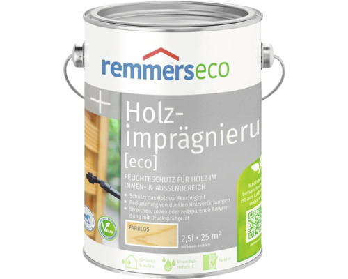 Remmers Eco Holzimprägnierung farblos, 2.5 Liter Dose