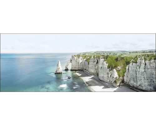 Tableau sur toile Etretat Normandie 77x27 cm