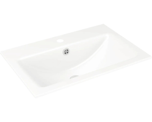 Lavabo encastré KALDEWEI OBJECT Q 60 x 40 cm blanc alpin brillant 911706010001