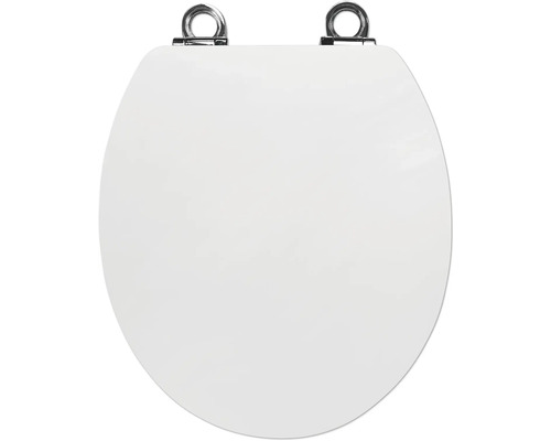 Abattant de WC en plastique avec fixation métallique