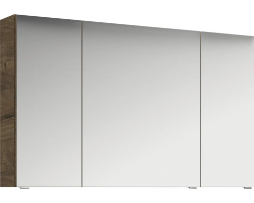 Armoire de toilette Jungborn VENTITRE lxhxp 120x70.3x17 cm chêne ribbeck