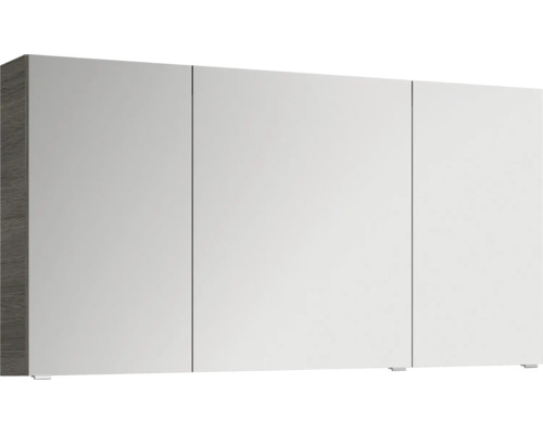 Spiegelschrank Jungborn VENTITRE BxHxT 140x70.3x17 cm graphit struktur quer