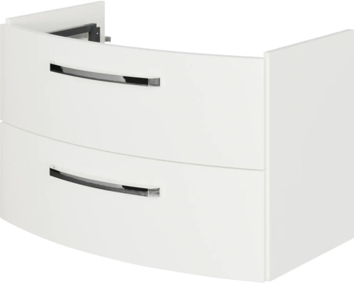 Meuble sous lavabo Jungborn VENTITRE lxhxp 80x49.2x43 cm blanc