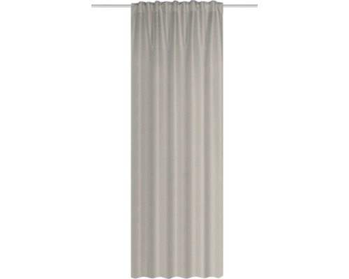 Rideau obscurcissant avec galon fronceur Linora beige 135x245 cm