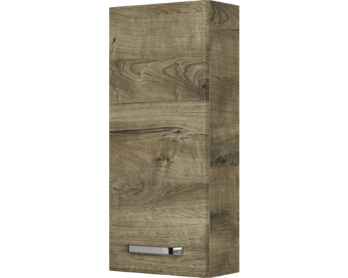 Armoire suspendue Jungborn VENTITRE lxhxp 30x70x17 cm chêne ribbeck transversal Meuble de salle de bains suspendu aspect bois avec poignée