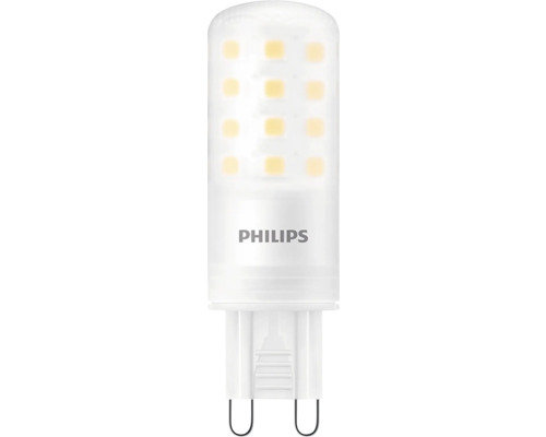 Ampoule LED G9 4 W transparent 2700 K blanc chaud à intensité lumineuse variable Ampoule LED Philips avec culot G4