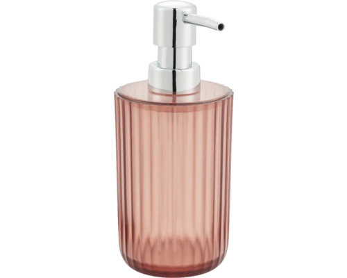 Distributeur de savon DIAQUA Priscilla rouge/transparent brillant 48234601 Distributeur de savon avec pompe