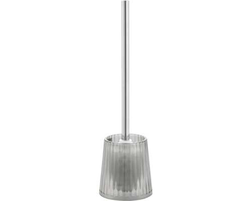 Ensemble brosse WC DIAQUA Priscilla anthracite/transparent brillant 48234300 Brosse de toilette avec support