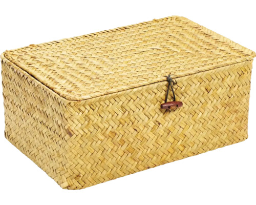 Panier de rangement DIAQUA Straw marron mat 45122137