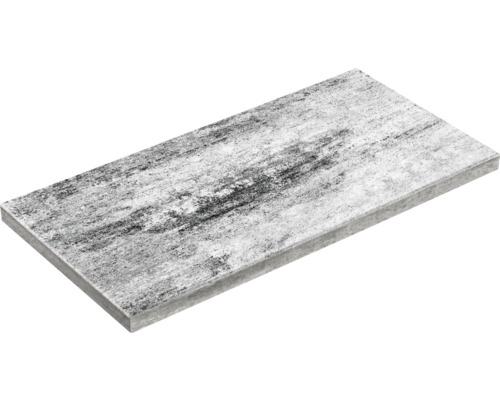 Beton Terrassenplatte iStone Pure weiss-schwarz 80 x 40 x 4 cm