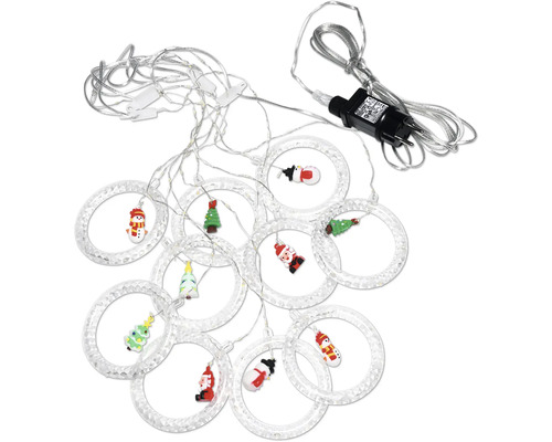 Guirlande lumineuse avec motifs de Noël pour la décoration de Noël