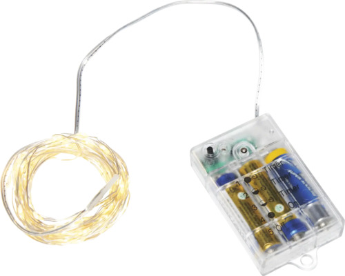Guirlande lumineuse à piles avec minuterie