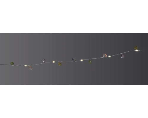 Guirlande lumineuse avec boules décoratives