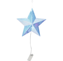 Étoile de Noël lumineuse à piles à suspendre