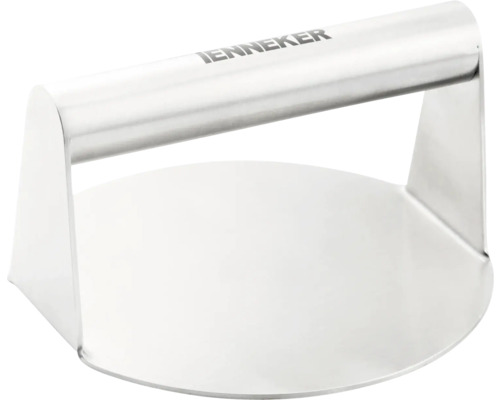 Burgerpresse aus Metall mit Griff