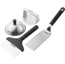 Set d''ustensiles de barbecue Tenneker avec spatule à hamburger, spatule à griller et cloche à hamburger