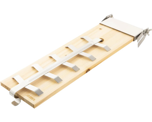 Planche en bois Jenniker avec support en métal