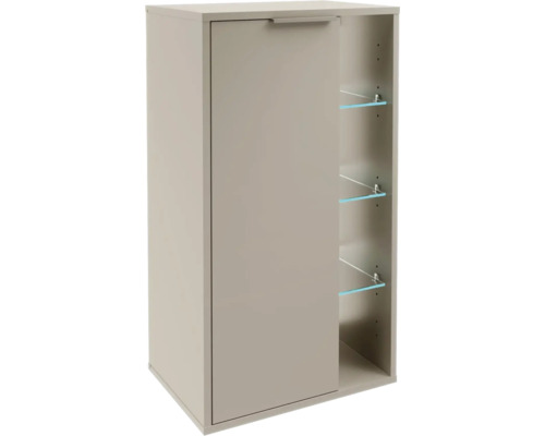 Armoire midi FACKELMANN B.Paris à gauche lxhxp 47x84.2x32 cm cubanit gris