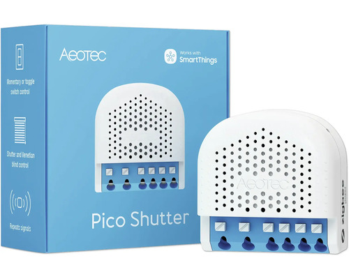 Commande de volet Aeotec Pico Shutter avec emballage