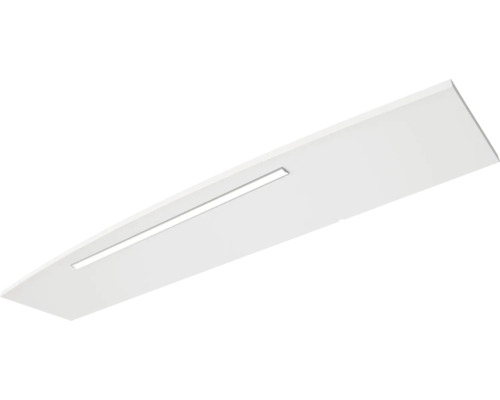 Éclairage en couronne LED Jungborn VENTITRE 122x1.6x26.5 cm blanc Plafonnier LED blanc au design épuré