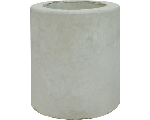 Bougeoir en béton H 6.5 cm gris