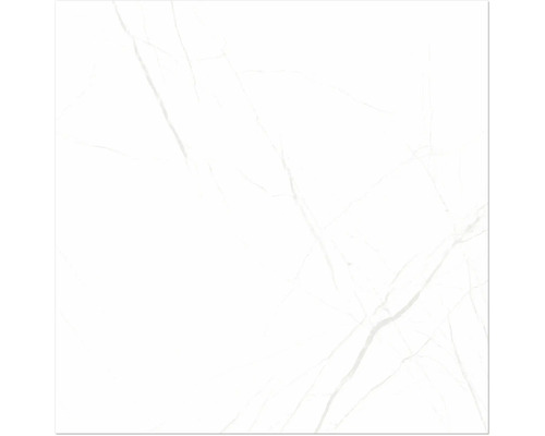 Weisse Fliese mit Marmoroptik