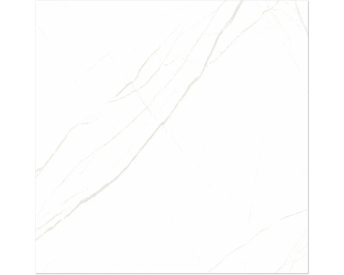 Weisse Fliese mit Marmoroptik