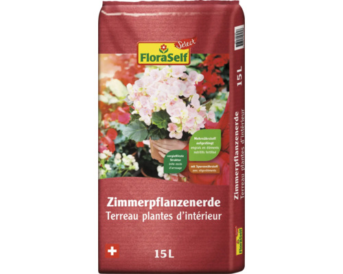 Terreau pour plantes d'intérieur FloraSelf Select® 15 l