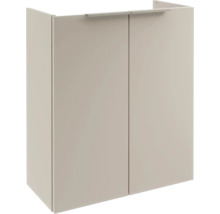 Mini meuble sous vasque FACKELMANN SBC lxhxp 52x60x24.3 cm cubanit gris