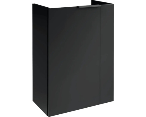 Mini-Waschtischunterschrank FACKELMANN SBC links BxHxT 44x60x24.3 cm Frontfarbe schwarz 86059