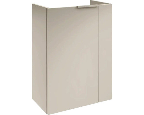 Mini meuble sous vasque FACKELMANN SBC à gauche lxhxp 44x60x24.3 cm cubanit gris