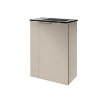 Mini meuble sous vasque FACKELMANN SBC à droite lxhxp 44x60x24.3 cm cubanit gris
