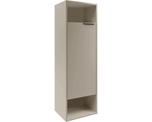 Armoire midi FACKELMANN B.Paris à gauche lxhxp 40.2x125.7x32 cm cubanit gris