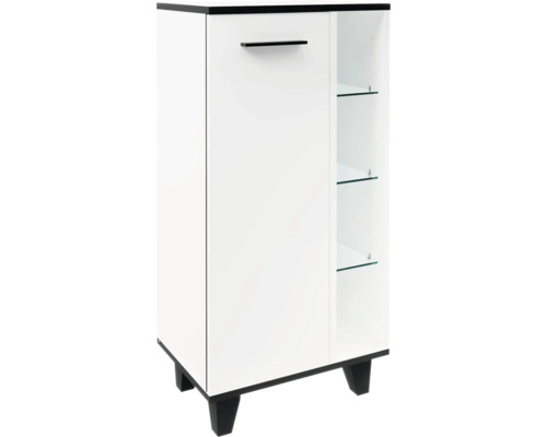 Armoire midi FACKELMANN TE-A lxhxp 47x94.2x32 cm blanc