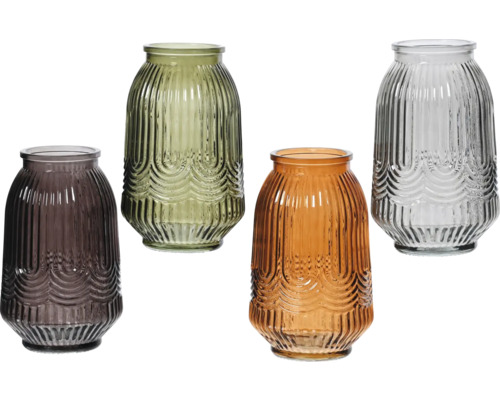 Vase Ø 12 H 20 cm assortiert