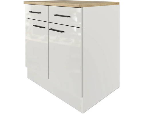 Meuble bas de cuisine avec tiroirs et portes