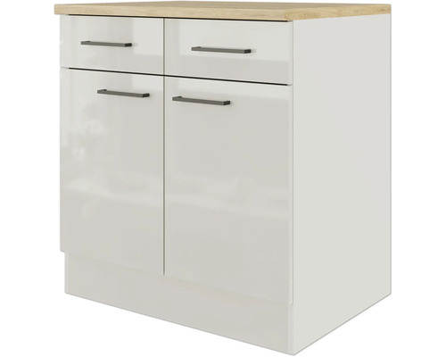 Meuble bas avec tiroirs et portes pour la cuisine