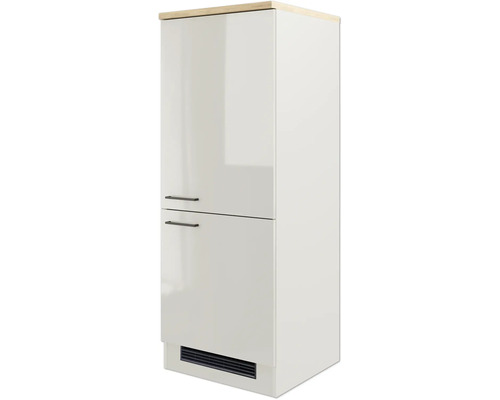 Armoire haute avec deux portes et poignées
