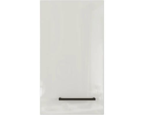 Armoire suspendue Flex Well Lund lxpxh 30x32x54.8 cm façade gris clair brillant - corps gris fumé