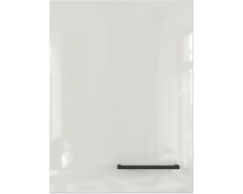Armoire suspendue Flex Well Lund lxpxh 40x32x54,8 cm couleur de façade gris clair brillant tirant réversible (peut être monté à gauche ou à droite)
