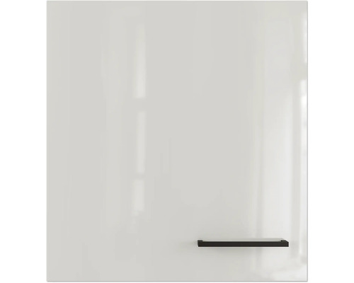 Armoire suspendue Flex Well Lund lxpxh 50x32x54,8 cm couleur de façade gris clair brillant tirant réversible (peut être monté à gauche ou à droite)