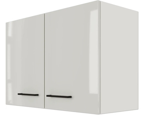 Armoire murale avec deux portes et poignées