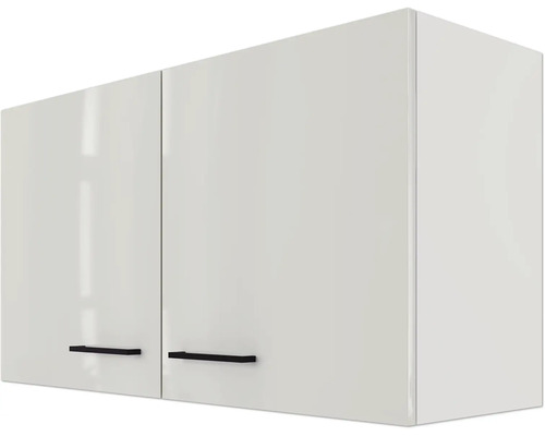 Meuble haut de cuisine avec deux portes et poignées